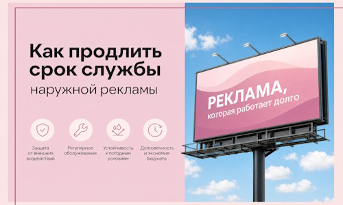 Как продлить срок службы наружной рекламы в Нурлате