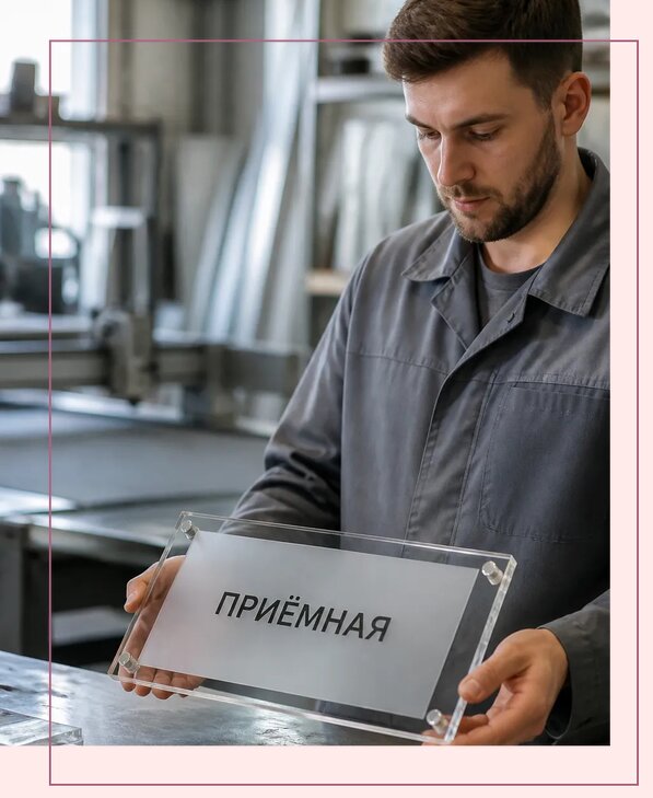 Таблички из оргстекла на заказ в Нурлате от 4067 р. | Аванза-Нрт